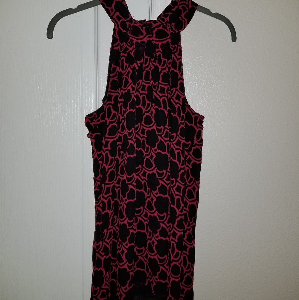 INC International Concepts Black and Red Top
